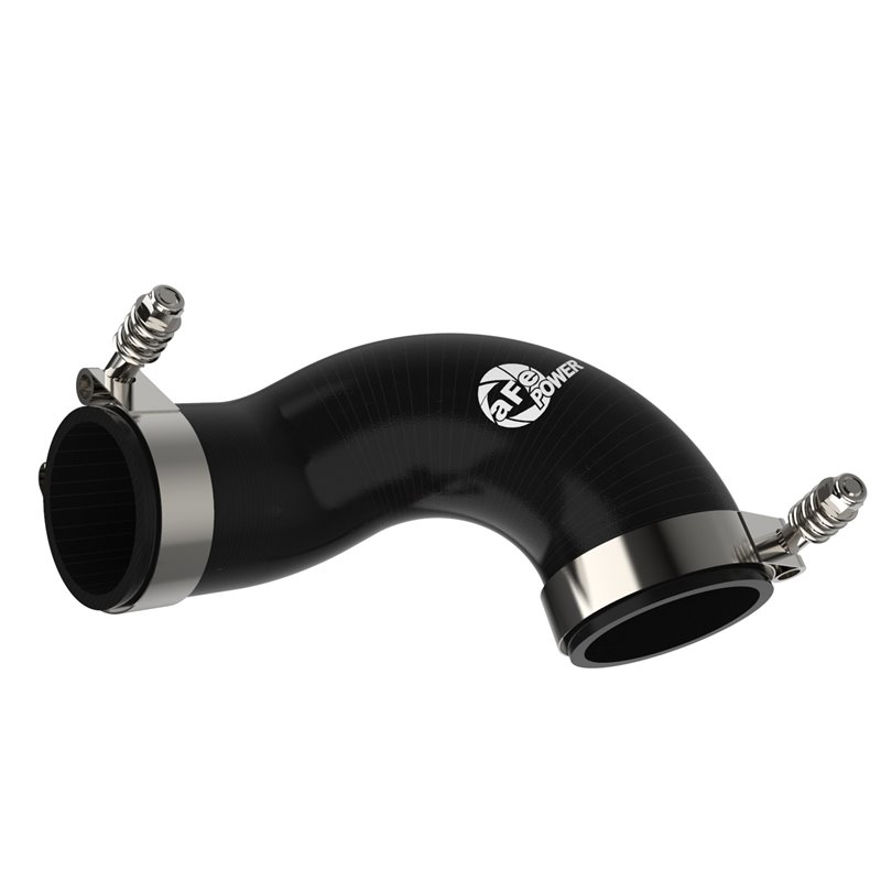 aFe POWER | BladeRunner Aluminum H&C Charge Pipe Kit Black (w/Turbo Muffler Delete) - Audi / Volkswagen 2.0T 2015-2021