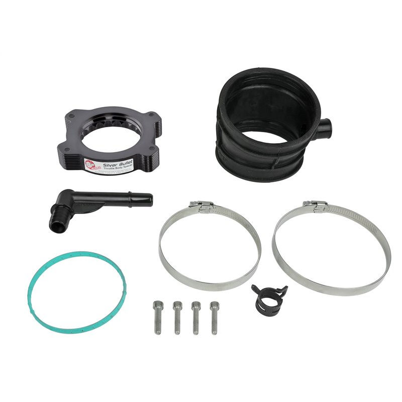 aFe Power | Silver Bullet Throttle Body Spacer Kit Black - Corvette 6.2L 2020-2023 aFe POWER Throttle Bodies