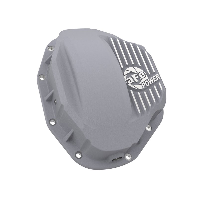 aFe POWER | Street Series Rear Differential Cover Raw w/Machined Fins - Ram 2500 / 3500 / F-350 1994-2007