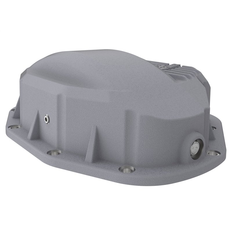 aFe POWER | Street Series Rear Differential Cover Raw w/Machined Fins - Ram 2500 / 3500 / F-350 1994-2007