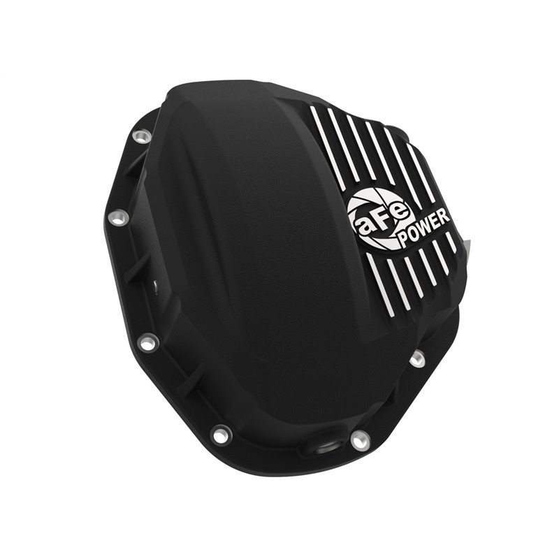 aFe POWER | Pro Series Rear Differential Cover Black w/Machined Fins - Ram 2500 / 3500 / F-350 1994-2007