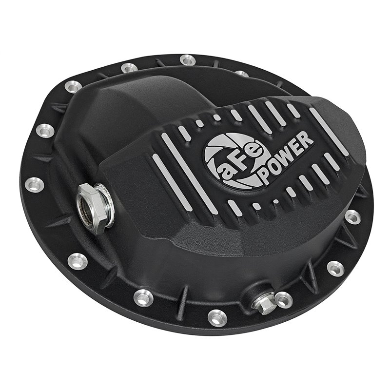 aFe Power | Pro Series Front Differential Cover Black w/Machined Fins - Ram 2500 / 3500 5.9L / 6.7L 2003-2013 aFe POWER Diffe...