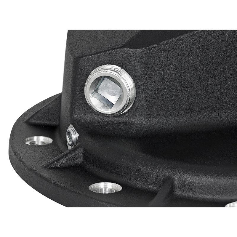 aFe POWER | Pro Series Front Differential Cover Black w/Machined Fins - Ram 2500 / 3500 5.9L / 6.7L 2003-2013