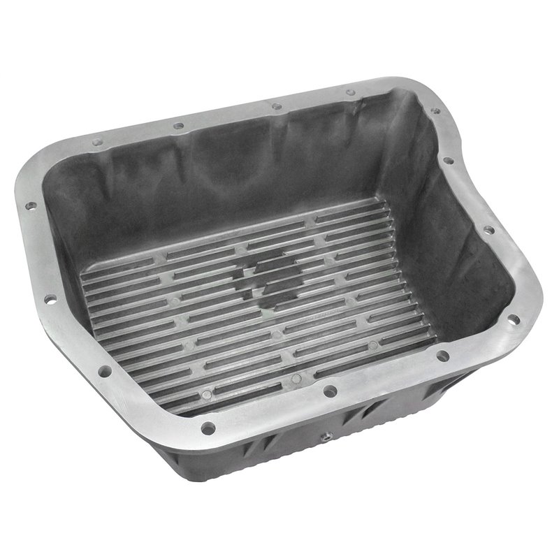 aFe POWER | aFe POWER Street Series Transmission Pan Raw w/Machined Fins - Ram 2500 / 3500 5.9L / 6.7L 1994-2007