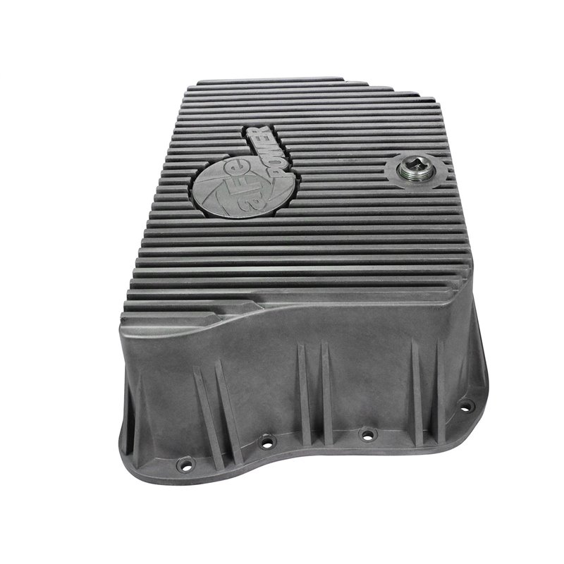 aFe POWER | aFe POWER Street Series Transmission Pan Raw w/Machined Fins - Ram 2500 / 3500 5.9L / 6.7L 1994-2007