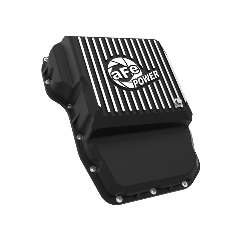 aFe POWER | aFe POWER Pro Series Transmission Pan Black w/Machined Fins - Ram 2500 / 3500 6.7L 2007-2012