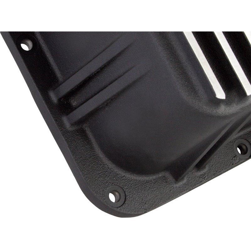 aFe POWER | aFe POWER Pro Series Transmission Pan Black w/Machined Fins - Chevrolet / GMC 6.6L / 8.1L 2001-2016