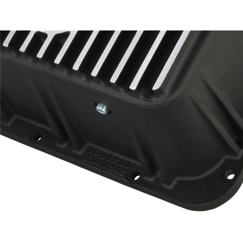 aFe Power | aFe POWER Pro Series Transmission Pan Black w/Machined Fins - Chevrolet / GMC 6.6L / 8.1L 2001-2016 aFe POWER Oil...