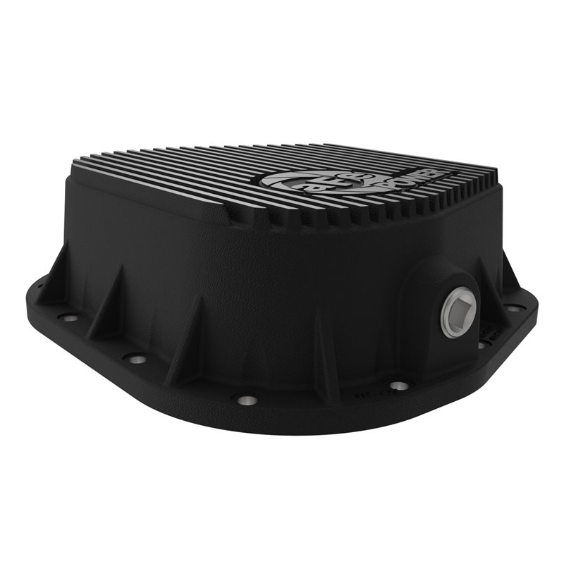 aFe Power | Pro Series Rear Differential Cover Black w/Machined Fins - Excursion / Expedition / F-150 / Heritage 2000-2021 aF...