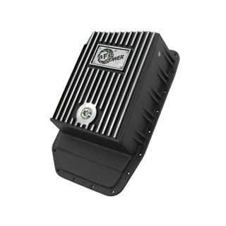 aFe Power | aFe POWER Pro Series Transmission Pan Black w/Machined Fins - F-150 2009-2019 aFe POWER Oil Pan