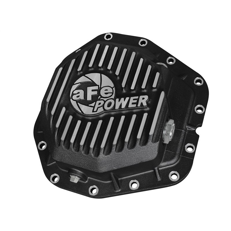 aFe Power | Pro Series Rear Differential Cover Black w/Machined Fins - F-350 6.7L 2017-2021 aFe POWER Differentials