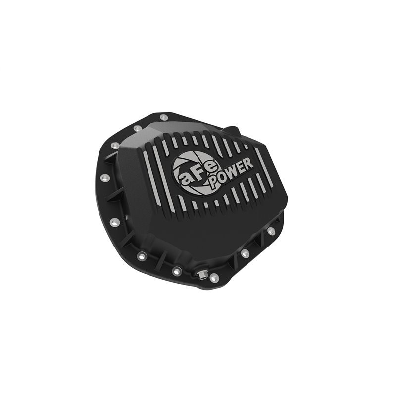 aFe POWER | Pro Series Rear Differential Cover Black w/Machined Fins - Ram 2500 / 3500 2003-2018