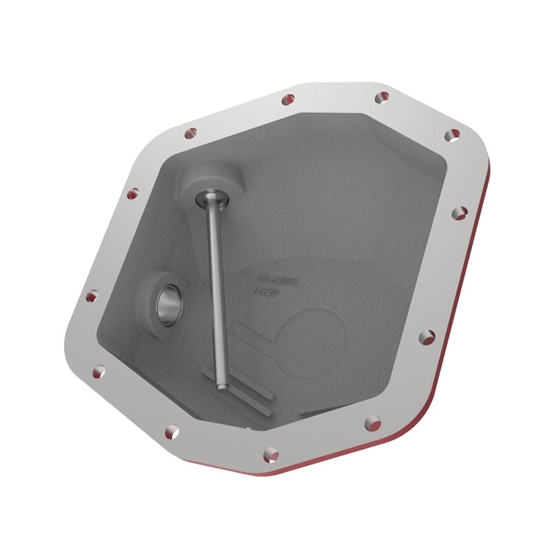 aFe Power | Pro Series Rear Differential Cover Red w/Machined Fins - Wrangler (4xe) / Wrangler (JL) 2.0T / 3.6L 2018-2021 aFe...