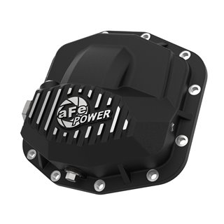 aFe Power | Pro Series Front Differential Cover Black - Gladiator / Wrangler (4xe) / Wrangler (JL) 2018-2022 aFe POWER Differ...