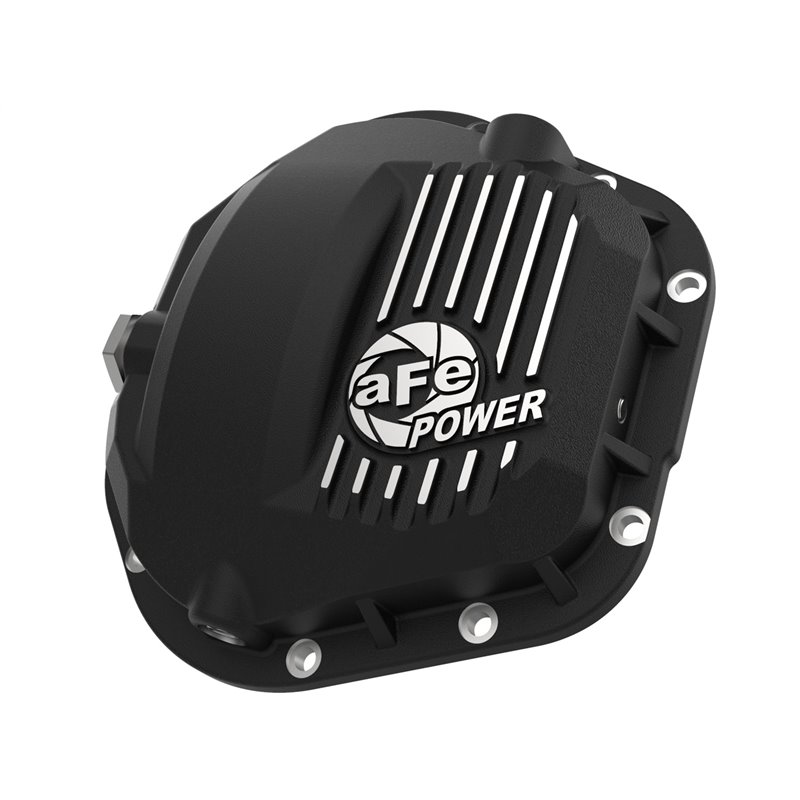 aFe POWER | Pro Series Front Differential Cover Black w/Machined Fins - F-250 / F-350 2017-2020