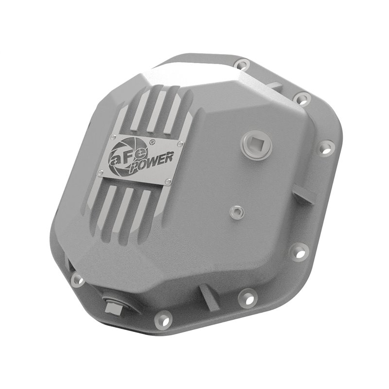 aFe Power | Street Series Dana 44 Rear Differential Cover Raw w/Machined Fins - Wrangler / Wrangler (JK) / Wrangler (JL) 1997...