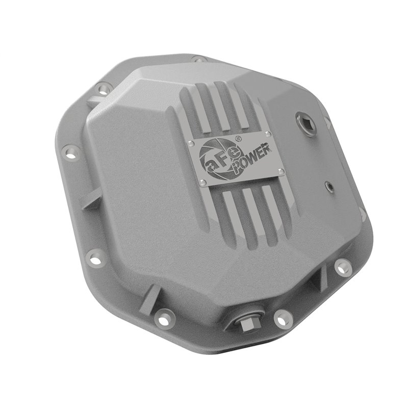 aFe POWER | Street Series Rear Differential Cover Raw w/Machined Fins - Wrangler / Wrangler (JK) 1997-2018