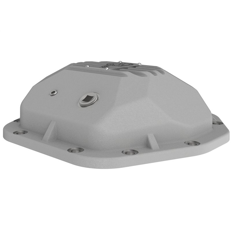 aFe POWER | Street Series Rear Differential Cover Raw w/Machined Fins - Wrangler / Wrangler (JK) 1997-2018