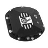 aFe POWER | Pro Series Front Differential Cover Black w/Machined Fins/Gear Oil - Wrangler / Wrangler (JK) 1997-2018