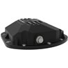 aFe POWER | Pro Series Front Differential Cover Black w/Machined Fins/Gear Oil - Wrangler / Wrangler (JK) 1997-2018