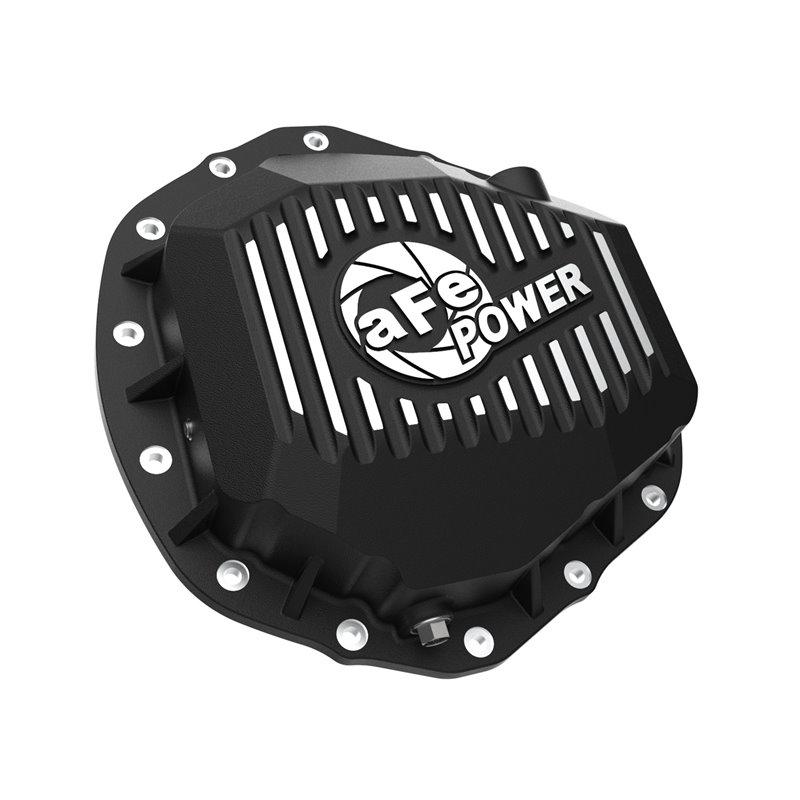aFe POWER | Pro Series Rear Differential Cover Black w/Machined Fins - Ram 2500 / 3500 6.4L / 6.7L 2019-2020