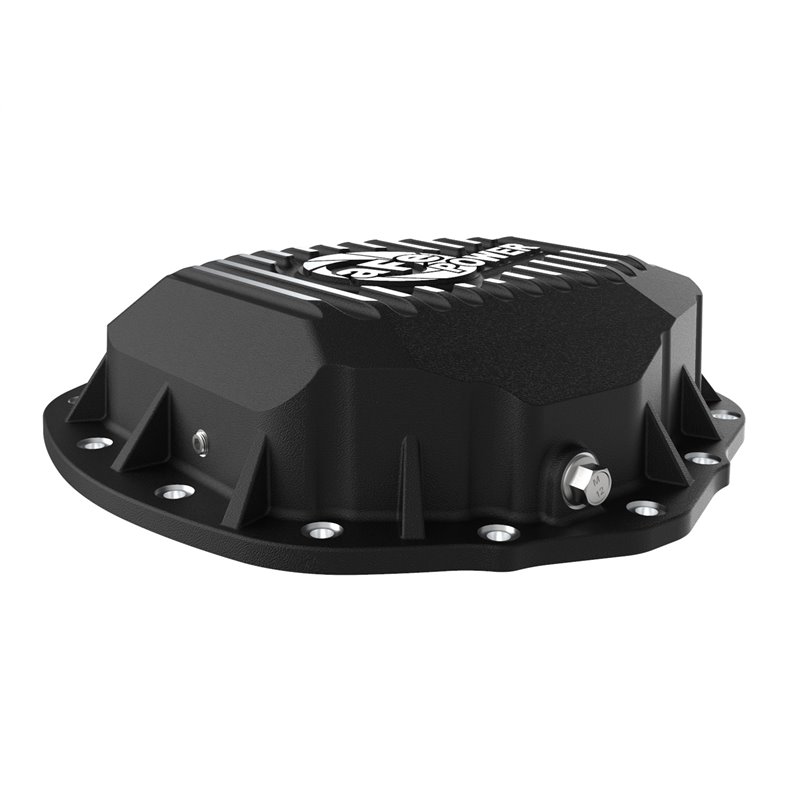 aFe POWER | Pro Series Rear Differential Cover Black w/Machined Fins - Ram 2500 / 3500 6.4L / 6.7L 2019-2020