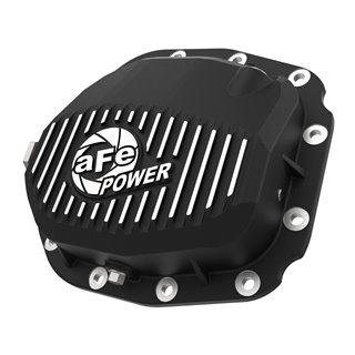 aFe POWER | Pro Series Rear Differential Cover Black w/Machined Fins - F-150 2015-2019