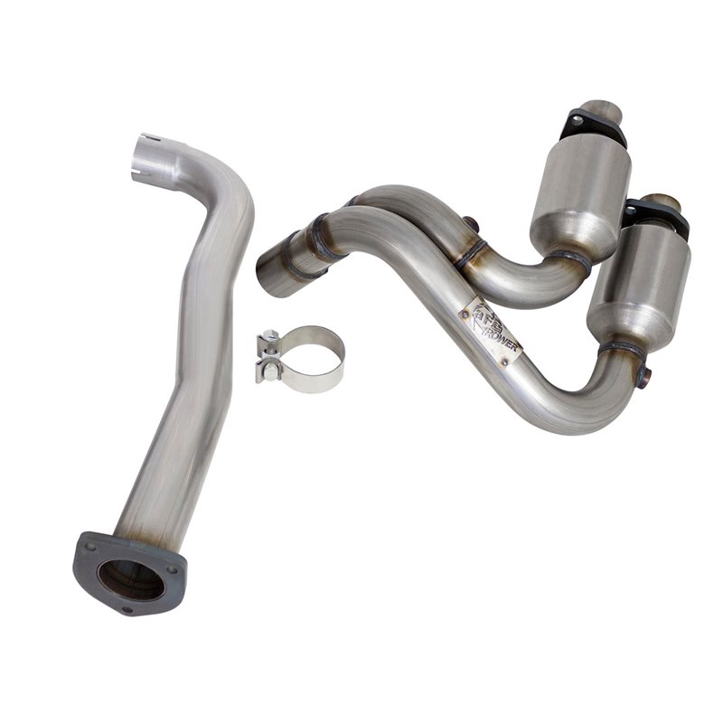 aFe POWER | Direct Fit 409 Stainless Steel Front Catalytic Converter - Wrangler 4.0L 2000-2003