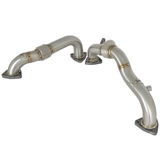 aFe Power | Twisted Steel Header Up-Pipe - F-250 / F-350 6.4L 2008-2010 aFe POWER Headers & Manifolds