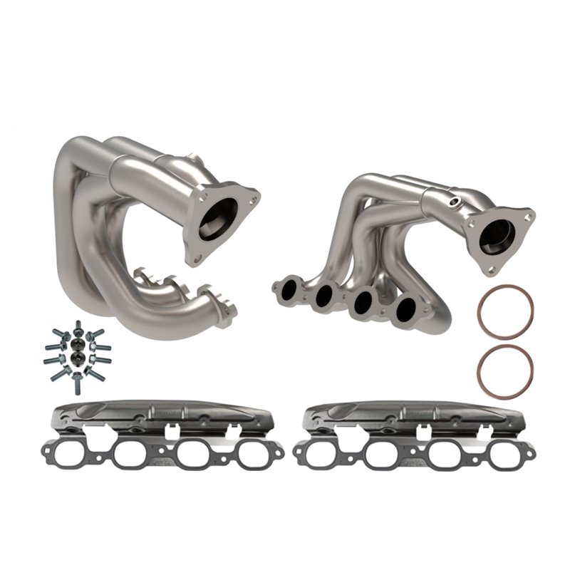 aFe Power | Twisted Steel 1-7/8 IN to 2-3/4 IN 304 Stainless Headers w/Titanium Coat Finish - Corvette 6.2L 2020-2023 aFe POW...