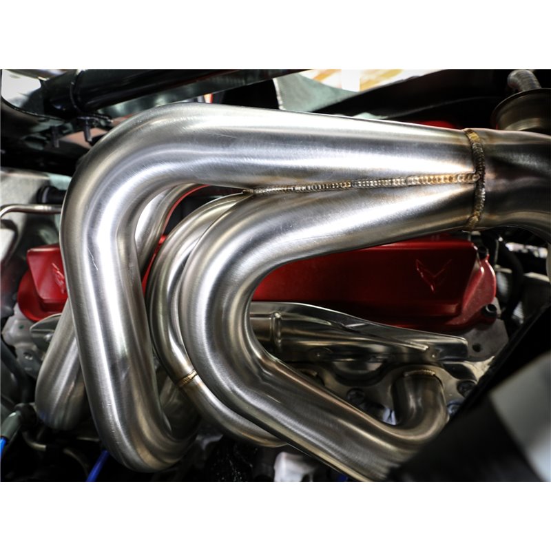 aFe Power | Twisted Steel 1-7/8 IN to 2-3/4 IN 304 Stainless Headers w/Titanium Coat Finish - Corvette 6.2L 2020-2023 aFe POW...