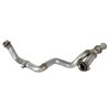 aFe Power | Twisted Steel 2-1/4 IN to 2-1/2 IN 409 Stainless Steel Street Series Y-Pipe - Gladiator / Wrangler (JL) 3.6L / 2....