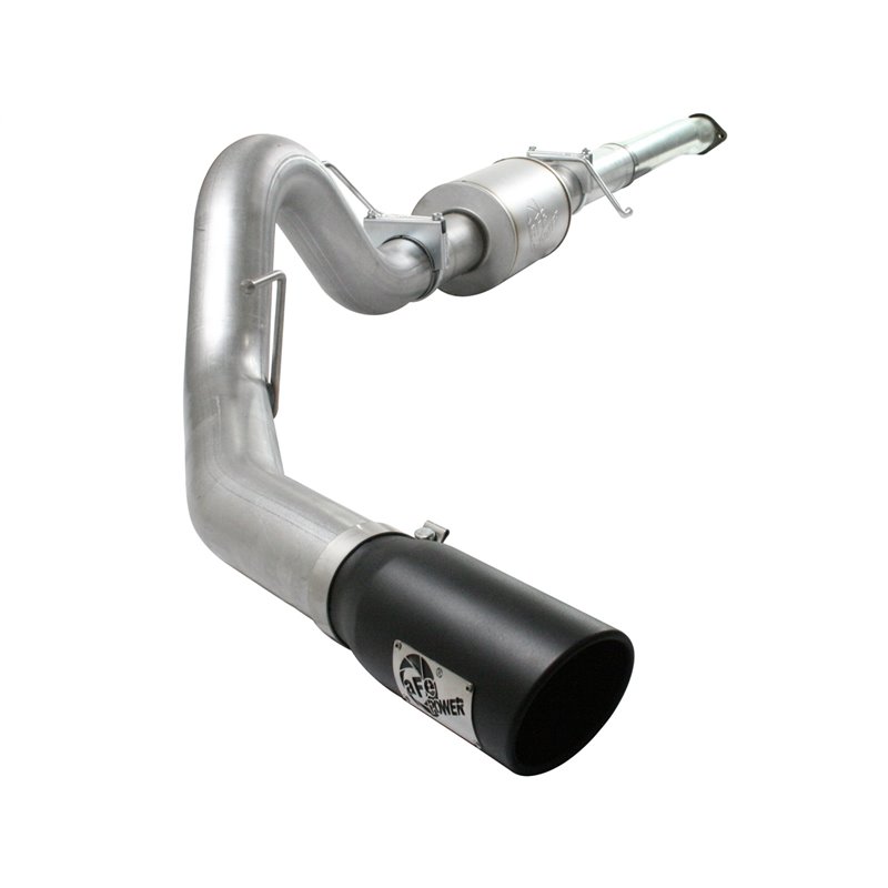 aFe Power | ATLAS 4 IN Aluminized Steel Cat-Back Exhaust System w/Muffler/Black Tip - F-150 3.5T 2011-2014 aFe POWER Cat-Back...