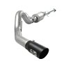 aFe POWER | ATLAS 4in Alu Steel Cat-Back w/Muffler/Black Tip - F-150 3.5T 2011-2014