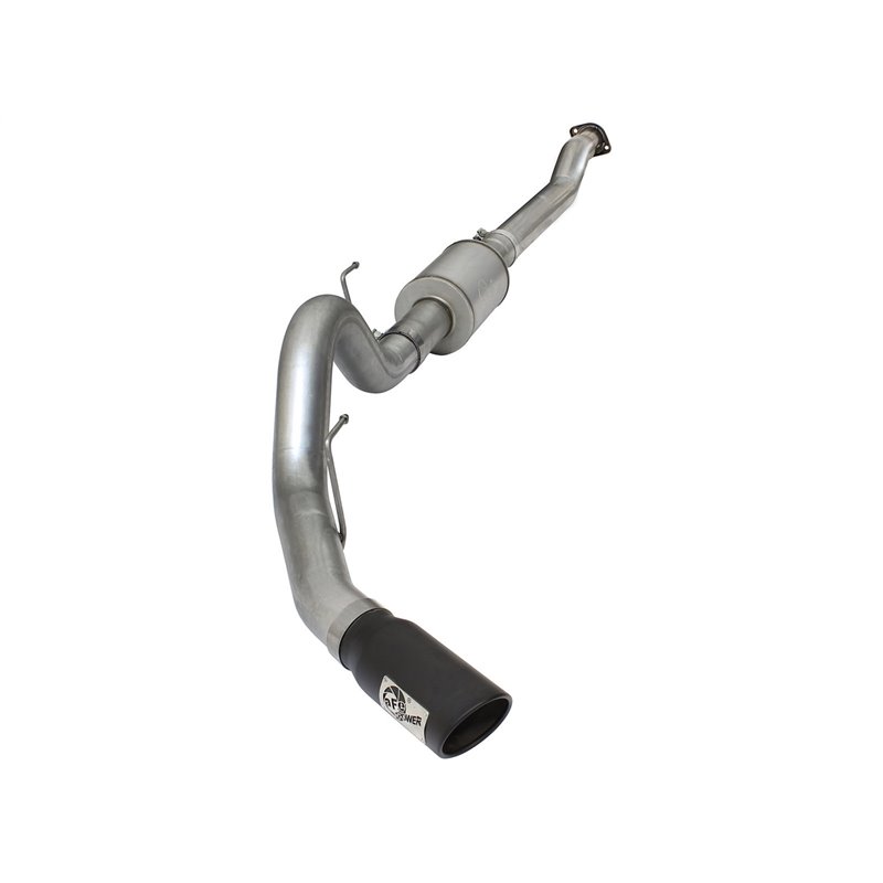aFe POWER | ATLAS 4in Alu Steel Cat-Back w/Muffler/Black Tip - F-150 2.7T / 3.5L 2015-2019