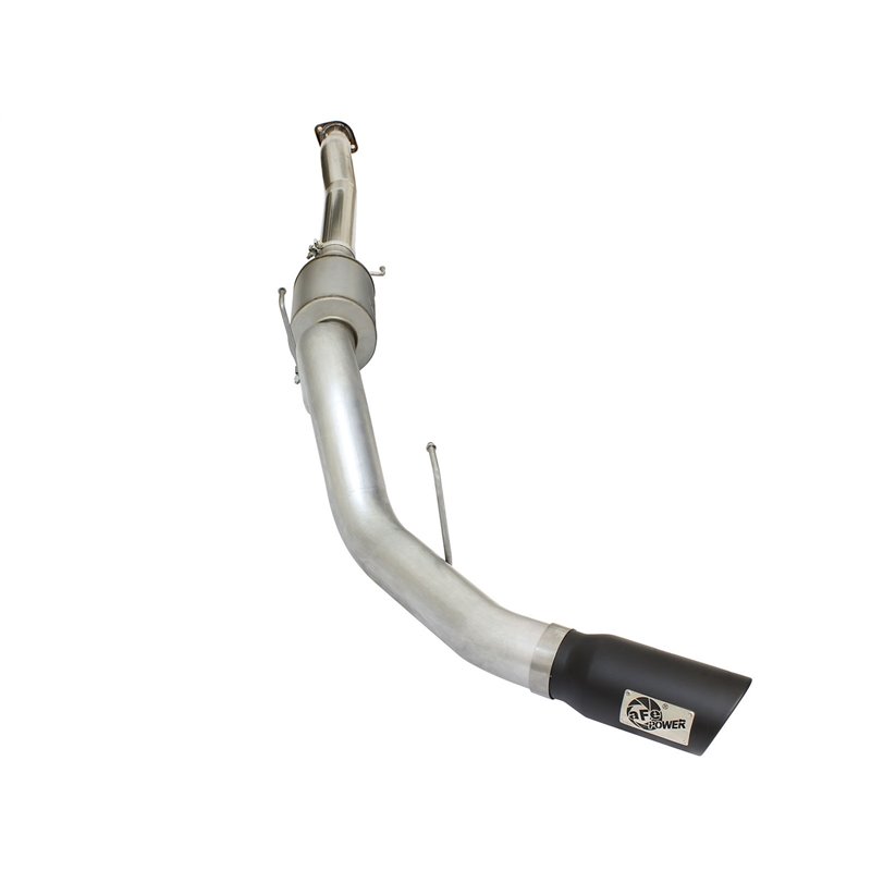 aFe POWER | ATLAS 4in Alu Steel Cat-Back w/Muffler/Black Tip - F-150 2.7T / 3.5L 2015-2019