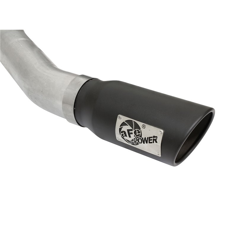 aFe POWER | ATLAS 4in Alu Steel Cat-Back w/Muffler/Black Tip - F-150 2.7T / 3.5L 2015-2019