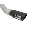 aFe POWER | ATLAS 4in Alu Steel Cat-Back w/Muffler/Black Tip - F-150 2.7T / 3.5L 2015-2019