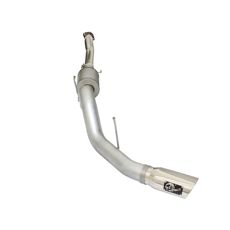 aFe POWER | ATLAS 4in Alu Steel Cat-Back w/Muffler/Polished Tip - F-150 2.7T / 3.5L 2015-2019