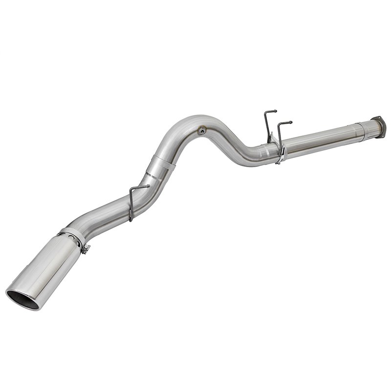 aFe Power | ATLAS 5 IN Aluminized Steel DPF-Back Exhaust System w/Polished Tip - F-250 / F-350 6.7L 2017-2023 aFe POWER Filte...