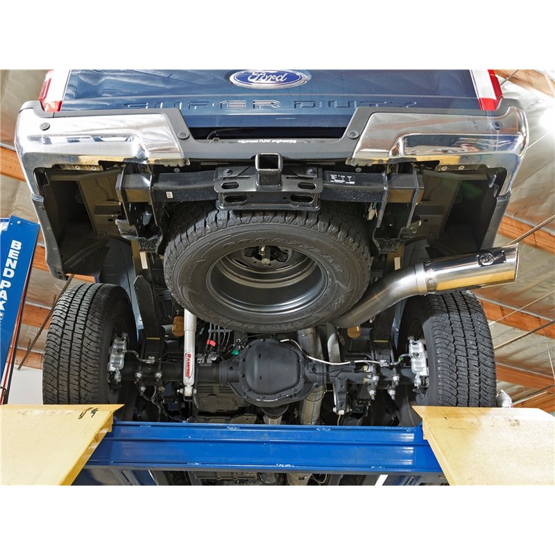 aFe Power | ATLAS 5 IN Aluminized Steel DPF-Back Exhaust System w/Polished Tip - F-250 / F-350 6.7L 2017-2023 aFe POWER Filte...