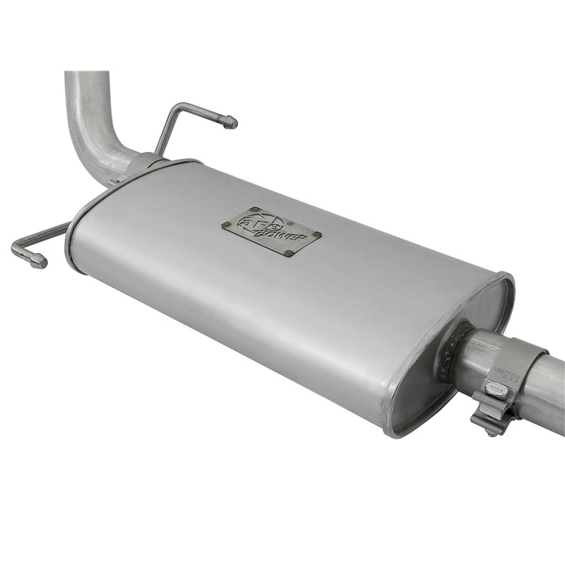 aFe POWER | Scorpion 2-1/2in Alu Steel Cat-Back w/Black Tip - FJ Cruiser 4.0L 2007-2014