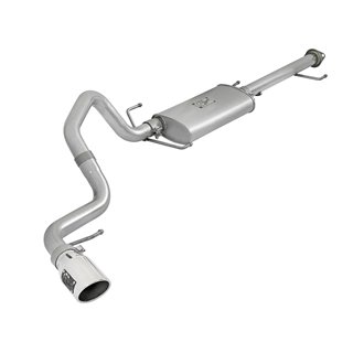 aFe Power | Scorpion 2-1/2 IN Aluminized Steel Cat-Back Exhaust System w/Polished Tip - FJ Cruiser 4.0L 2007-2014 aFe POWER C...