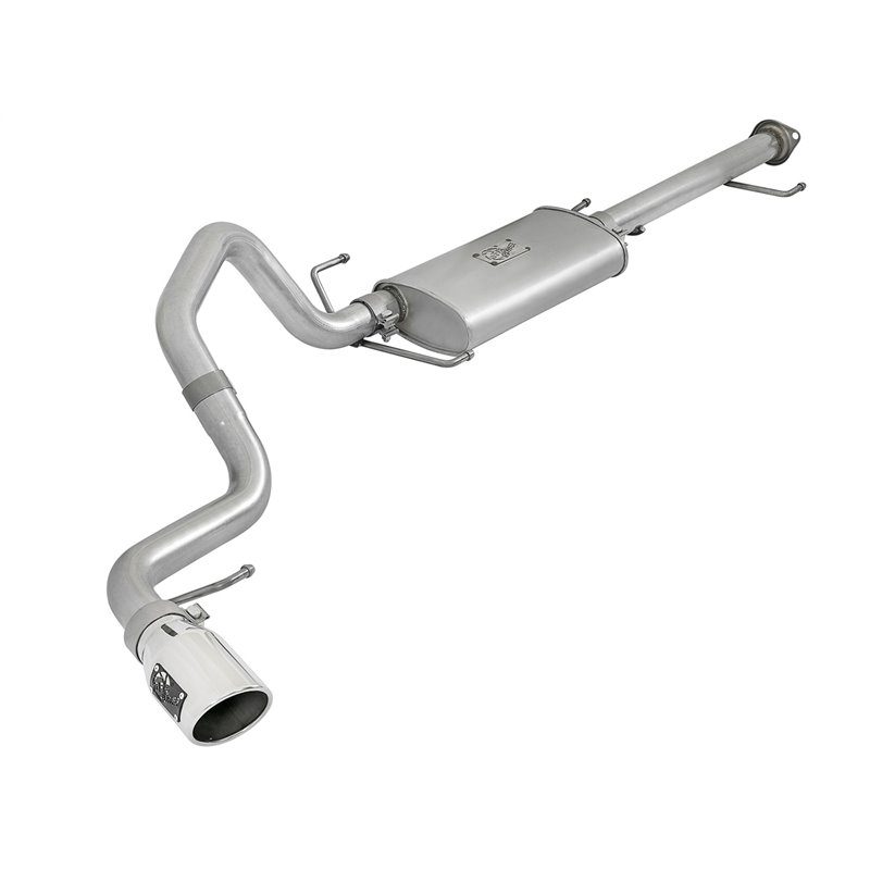 aFe Power | Scorpion 2-1/2 IN Aluminized Steel Cat-Back Exhaust System w/Polished Tip - FJ Cruiser 4.0L 2007-2014 aFe POWER C...