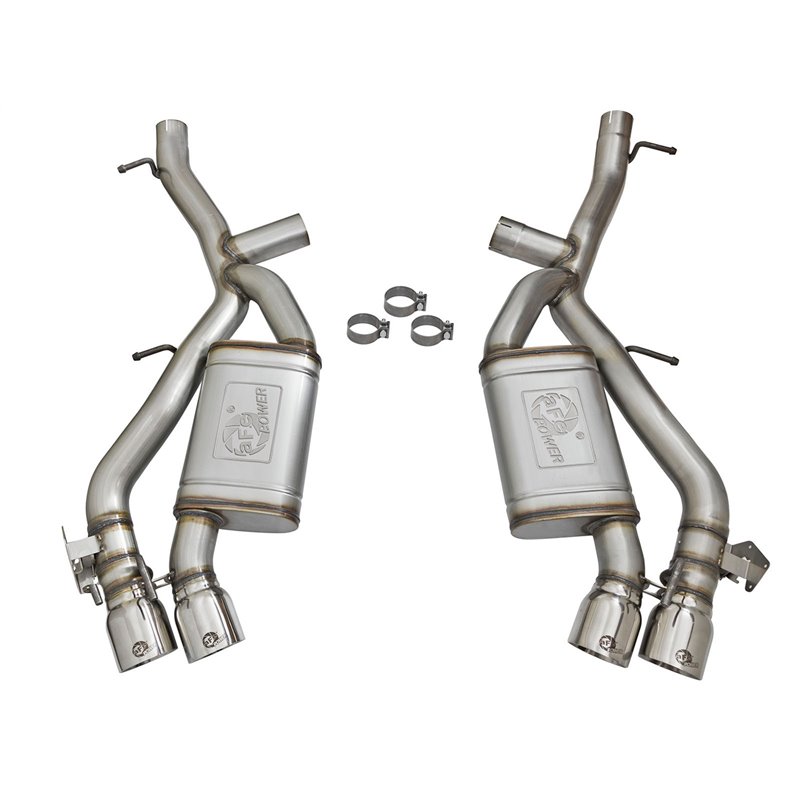 aFe Power | MACH Force-Xp 3 IN 304 Stainless Steel Axle-Back Exhaust System w/Polished Tip - Camaro 6.2L 2016-2023 aFe POWER ...