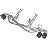 aFe Power | MACH Force-Xp Cat-Back Exhaust w/o NPP Exhaust Valve Carbon Tip No Muffler - Corvette Grand Sport / Stingray 6.2L...