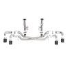 aFe Power | MACH Force-Xp Cat-Back Exhaust w/o NPP Exhaust Valve Carbon Tip No Muffler - Corvette Grand Sport / Stingray 6.2L...