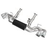aFe Power | MACH Force-Xp Cat-Back Exhaust w/o NPP Exhaust Valve Polished Tip - Corvette 6.2L 2020-2023 aFe POWER Cat-Back Ex...