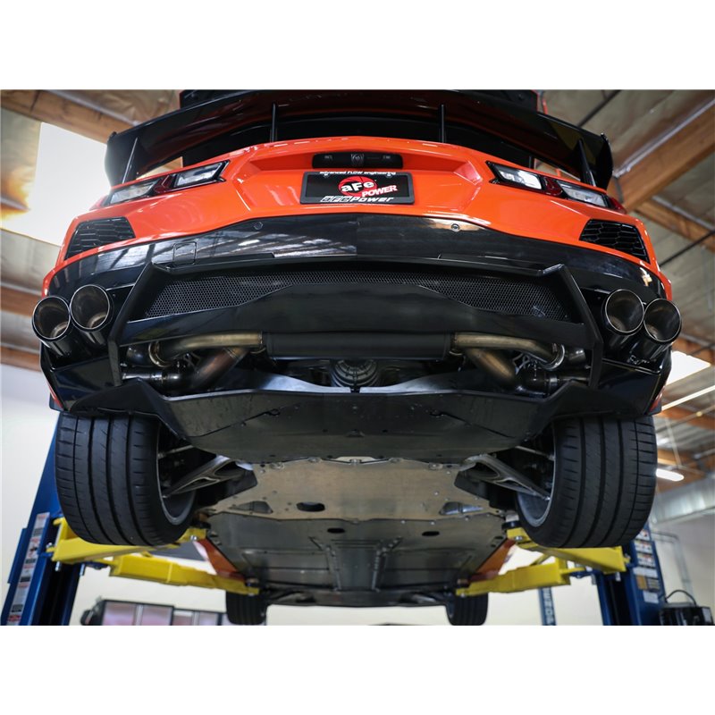 aFe Power | MACH Force-Xp Cat-Back Exhaust w/o NPP Exhaust Valve Polished Tip - Corvette 6.2L 2020-2023 aFe POWER Cat-Back Ex...