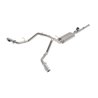aFe Power | Gemini XV 3 IN 304 Stainless Steel Cat-Back Exhaust System w/Cut-Out Polished - Silverado / Sierra 1500 2009-2018...